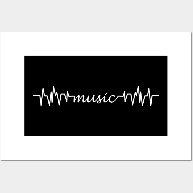 Music Heartbeat Wall Art by suhwfan